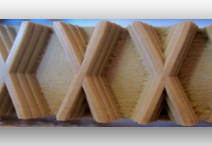 สายพาน PVC สีครีมผิวลาย