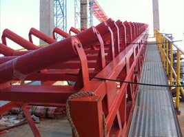 รางลูกกลิ้งสายพานลำเีลียง