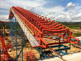 ติดตั้งงานสายพานลำเลียง